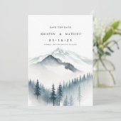 Save The Date Montagne Chic (Debout devant)