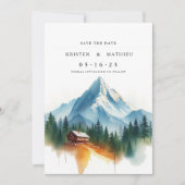 Save The Date Montagne classique (Devant)