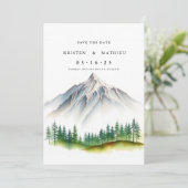 Save The Date Montagne Classy (Debout devant)