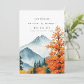 Save The Date Montagne numérique simple (Debout devant)
