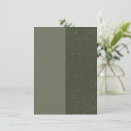 Save The Date Moss Green Dual-Tone Enregistrer la date - Personn (Debout devant)