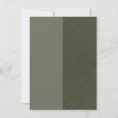 Save The Date Moss Green Dual-Tone Enregistrer la date - Personn (Devant)