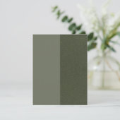 Save The Date Moss Green Split Textured Flat Enregistrer La Cart (Debout devant)