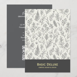 Save The Date Motif d'art en ligne botanique minimaliste sans co