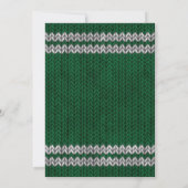Save The Date Motif de bande à l'air de noeud vert (Dos)