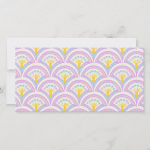 Save The Date Motif de coquille de couleur pastel
