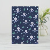Save The Date Motif de Pieuvre Mignonne (Debout devant)