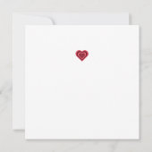 Save The Date Motif de Red Heart (Dos)