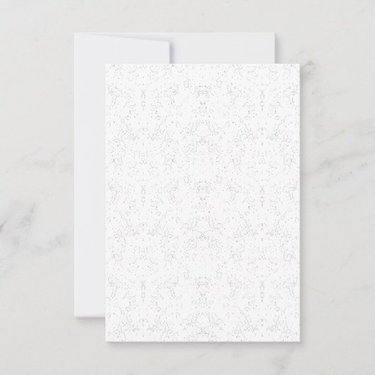 Save The Date Motif Floral Monochrome - Art Élégant Et Sans Couc (Devant)