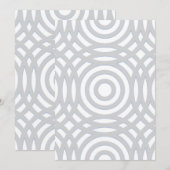 Save The Date Motif géométrique 22 (Devant / Derrière)