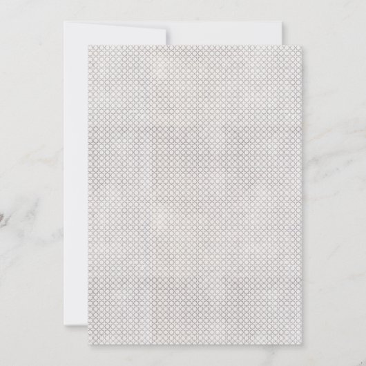 Save The Date Motif géométrique beige islamique (Devant)