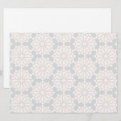 Save The Date Motif géométrique islamique (Devant / Derrière)