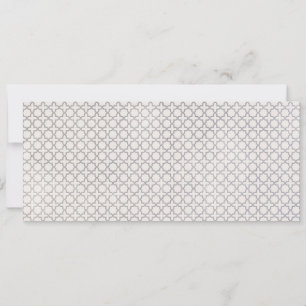 Save The Date Motif géométrique islamique beige