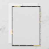 Save The Date Motif sans couture avec des étoiles dorées (Dos)