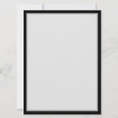 Save The Date Motif sans couture foncé avec papillons bleus Morp (Dos)