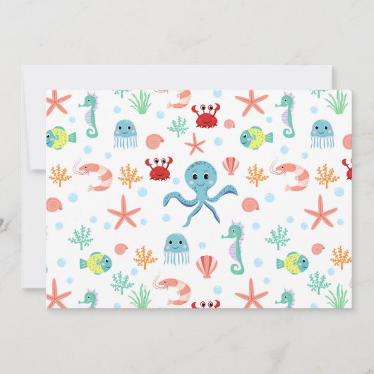 Save The Date motif Sea World (Devant)