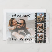 Save The Date Moto moderne Aventure Mariage Photos (Devant)
