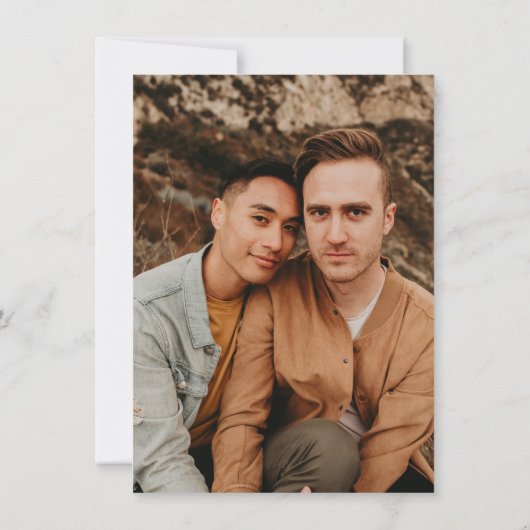 Save The Date Mountain Love Sage Green (Dos)