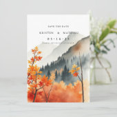 Save The Date Mountain numérique forestière (Debout devant)