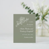 Save The Date Mousse en cascade de tulipes (Debout devant)