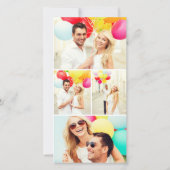 Save The Date Mr & Mrs Flip Flops Daisies Beach Wedding Photo (Dos)