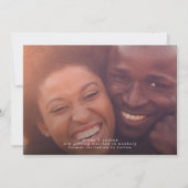 Save The Date Multi-photos de fond de saignement moderne (Dos)