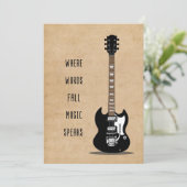 Save The Date Musique Art Où Les Mots Chute Musique Parle (Debout devant)