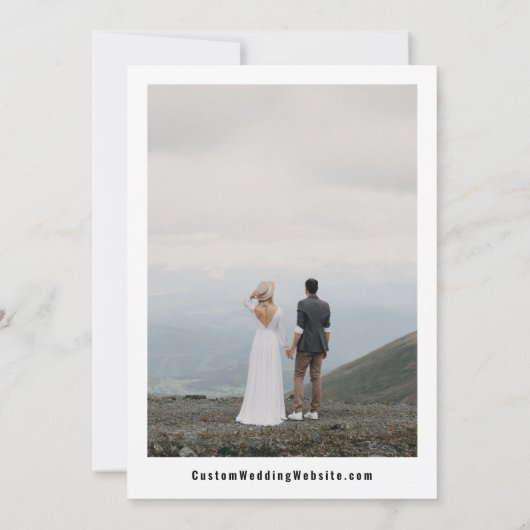 Save The Date Musique personnalisée Album Couverture Playlist 2 (Dos)