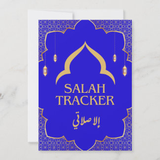 Save The Date Muslim Salah Weekly Tracker