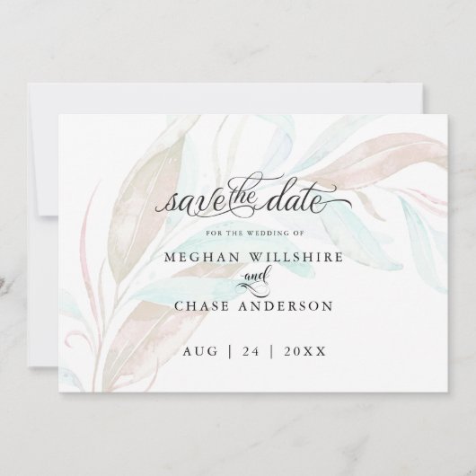 Save the date | Najaarsafval van de Waterverf van  (Voorkant)