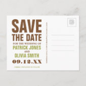 Save the date | Nashville, TN - Records Aankondigingskaart (Achterkant)