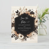 Save The Date Nature moderne Mariage rustique (Debout devant)