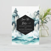 Save The Date Nature unique Mariage nautique (Debout devant)