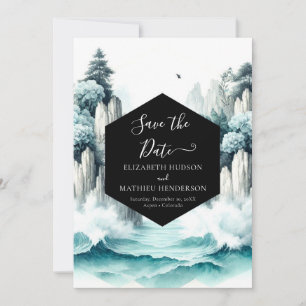 Save The Date Nature unique Mariage nautique