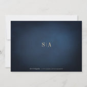 Save The Date Navy & Or Simple Glitter Enregistrer La Date (Dos)
