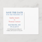 Save the Date -  - Nederland Aankondigingskaart (Achterkant)