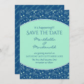 Save The Date NEO MINT CLASSIC BLUE C'est en train d'arriver Flo (Devant / Derrière)