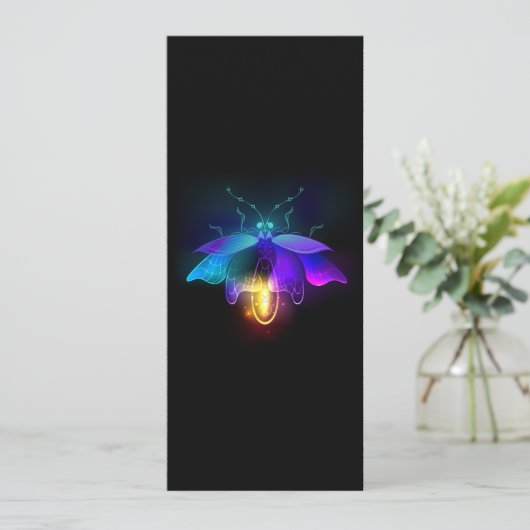 Save The Date Neon Firefly sur noir (Debout devant)