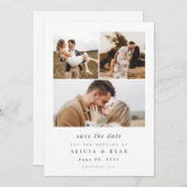 Save The Date Nettoyer simplement la photo élégante (Devant / Derrière)