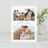 Save The Date Nettoyer simplement une photo élégante (Debout devant)