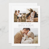 Save The Date Nettoyer simplement une photo élégante (Devant / Derrière)