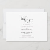 Save The Date New Adventures Fiançailles mariage photo personnal (Dos)