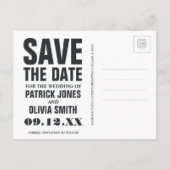 Save the date | New Brunswick, Canada Briefkaart (Achterkant)