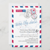 Save The Date New Jersey Irlande Australie Airmail Enregistrer l (Devant)