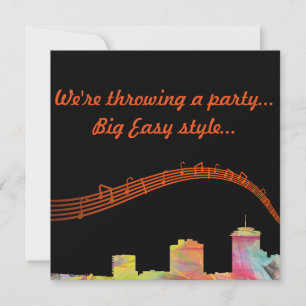 SAVE THE DATE NEW ORLEANS, LOUISIANA SKYLINE WB1 -