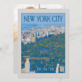 Save The Date New York | Enregistrer la date - Photo (Devant / Derrière)