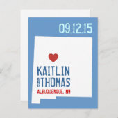 Save the Date -  - Nieuw-Zeeland Aankondigingskaart (Voorkant / Achterkant)