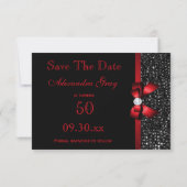 Save The Date N'importe quel âge Anniversaire Enregistrer la dat (Dos)