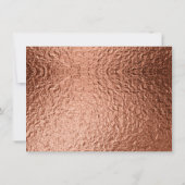 Save The Date Noces de Cuivre et de Marbre Élégance Audacieuse (Dos)