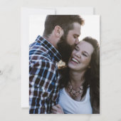 Save The Date Noces Modernes Navy Sakura Fleurit (Dos)
